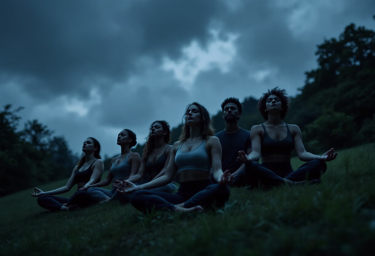 outdoor yoga session 2