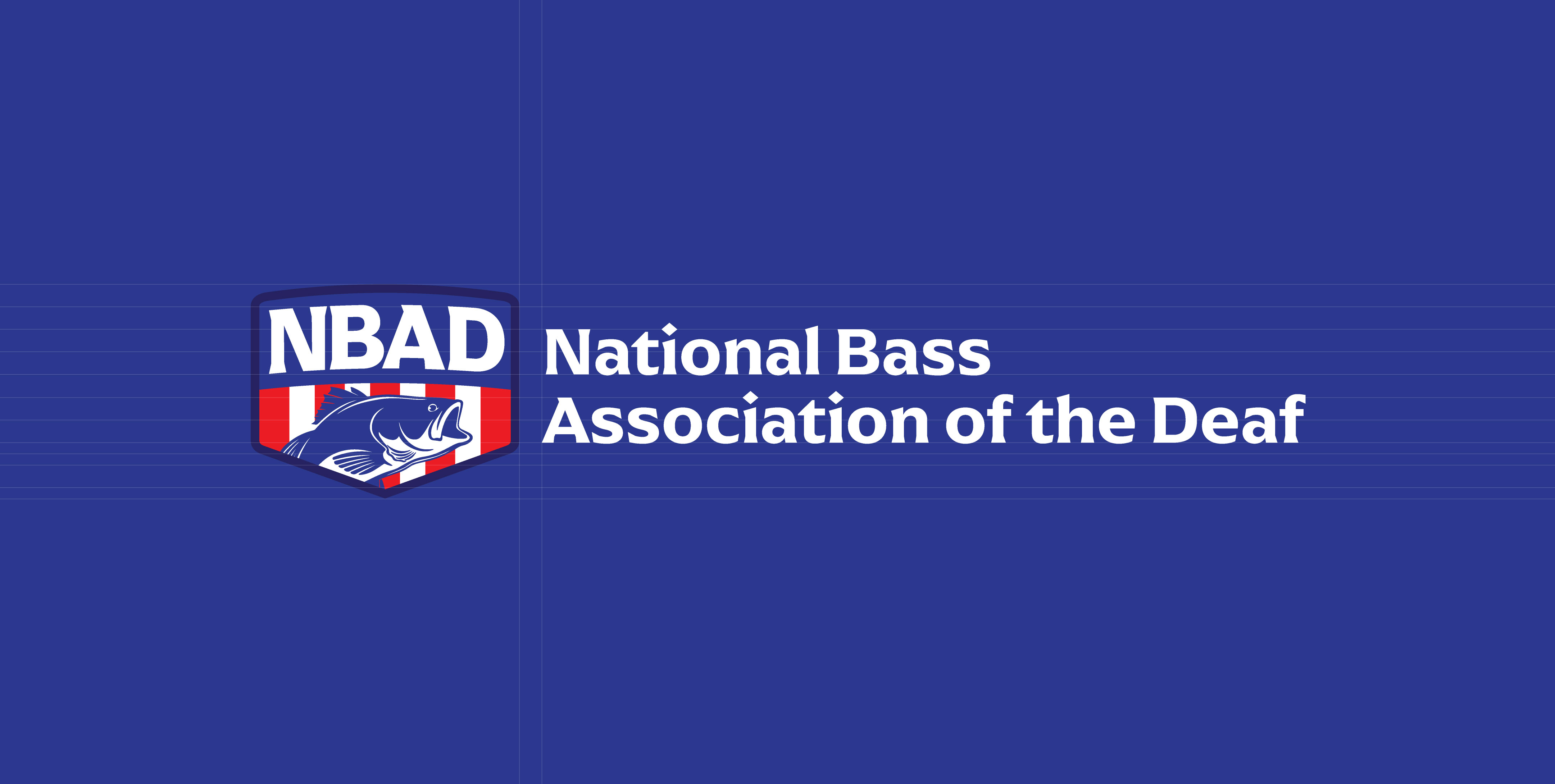 NBAD's refreshed primary logo featuring the redesigned bass and wordmark.