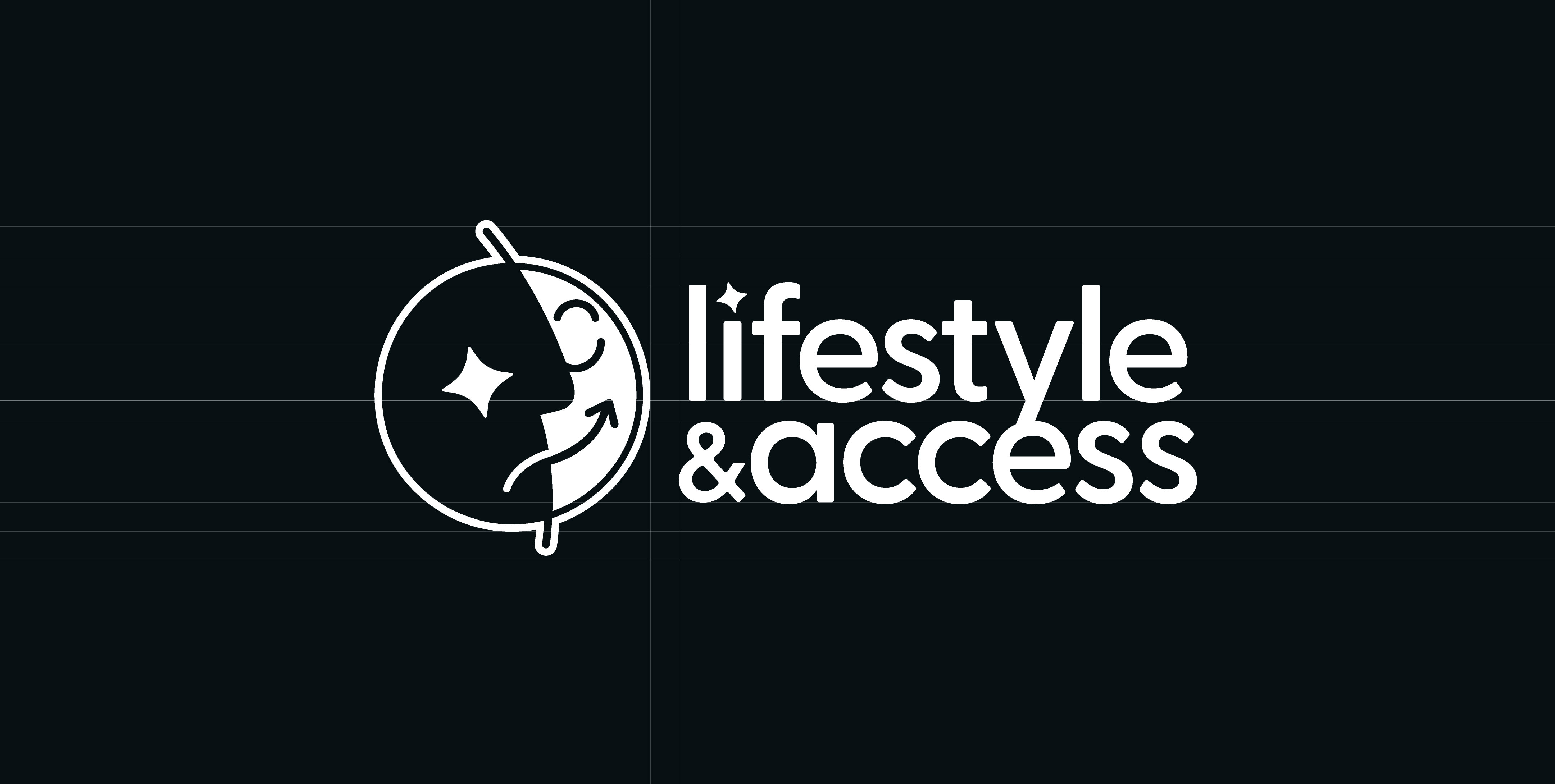 Grid of Lifestyle & Access logo variations and lockups for different applications.