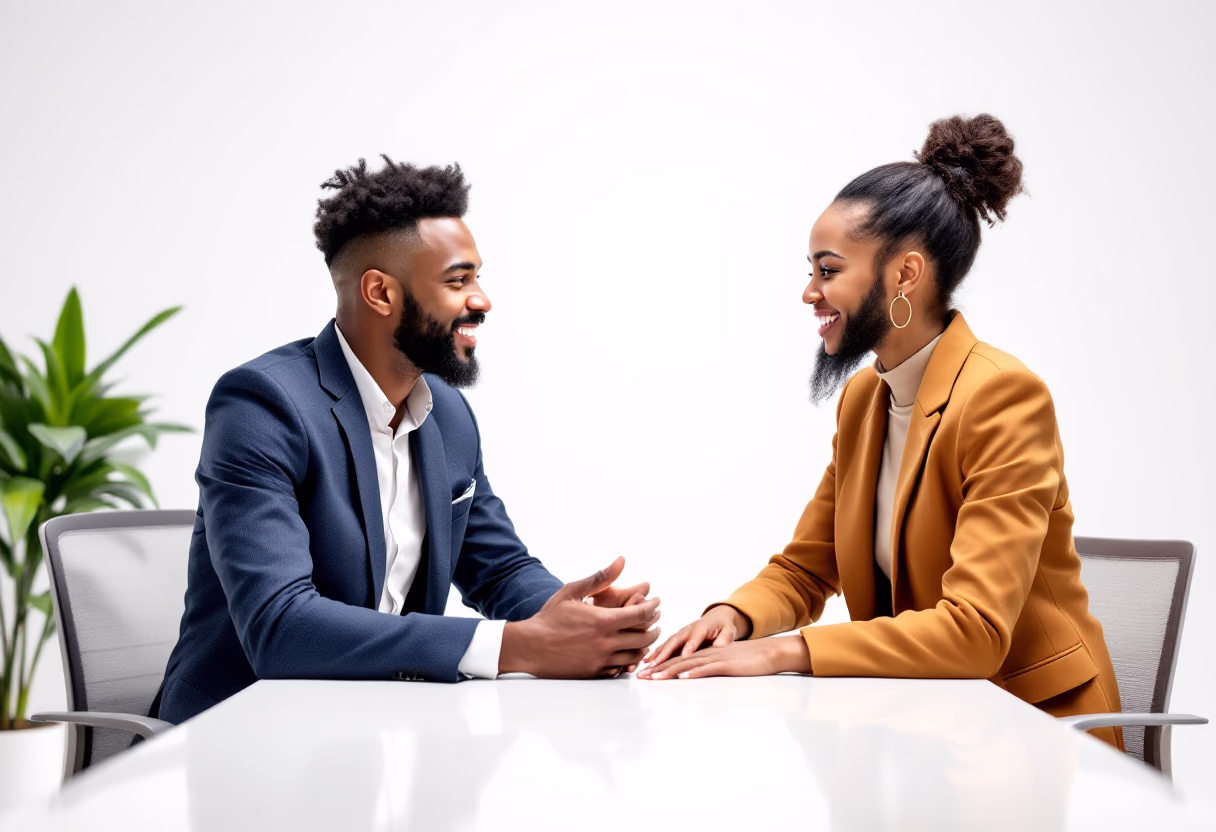 image of founders with a shared moment (for a edtech)