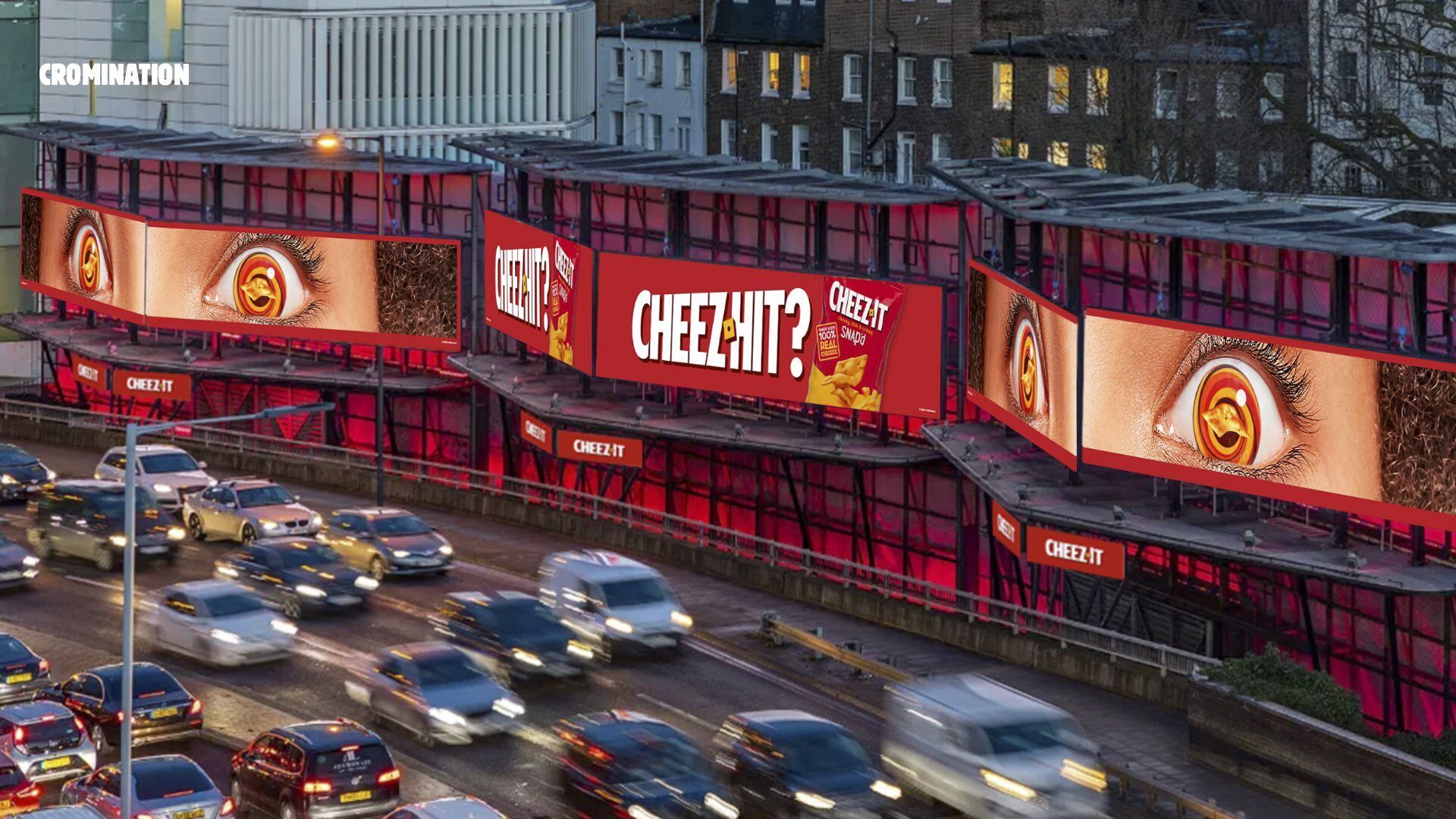 Cheez-It out-of-home campaign