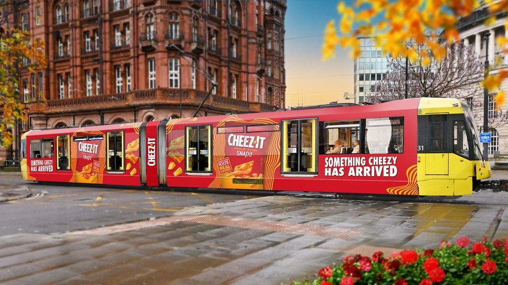 Cheez-It European launch campaign still