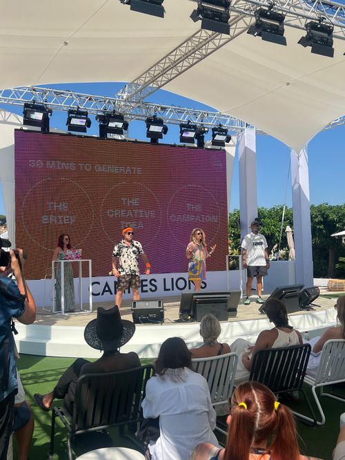 Live AI hackathon at Cannes Lions
