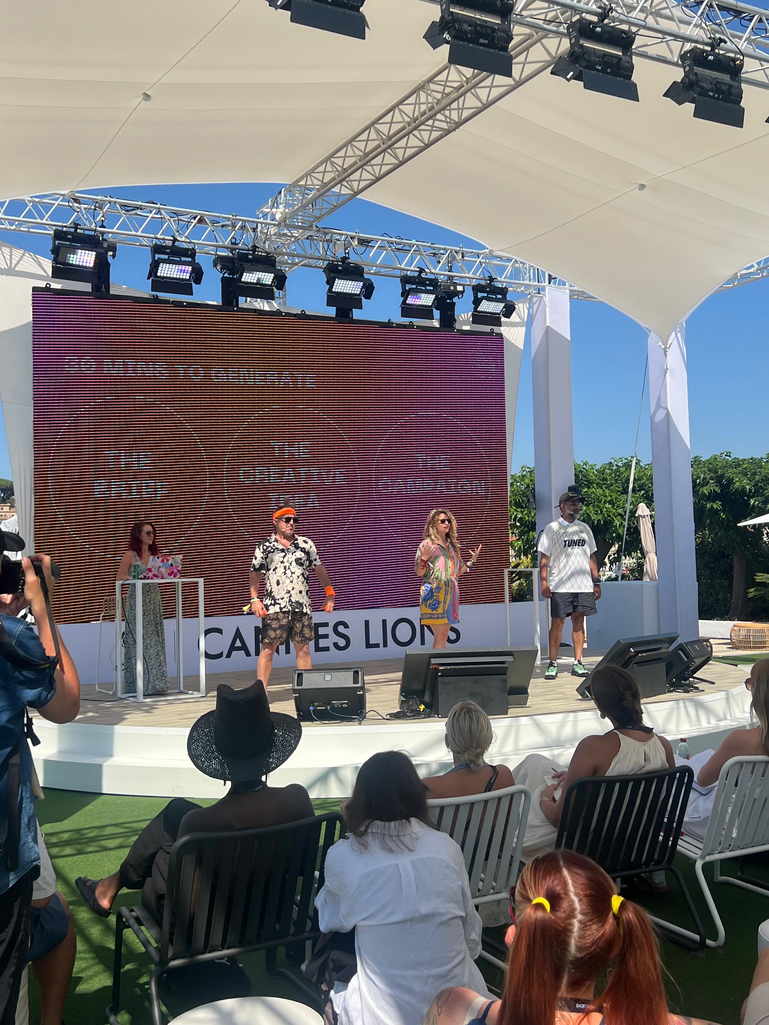 Live AI hackathon at Cannes Lions