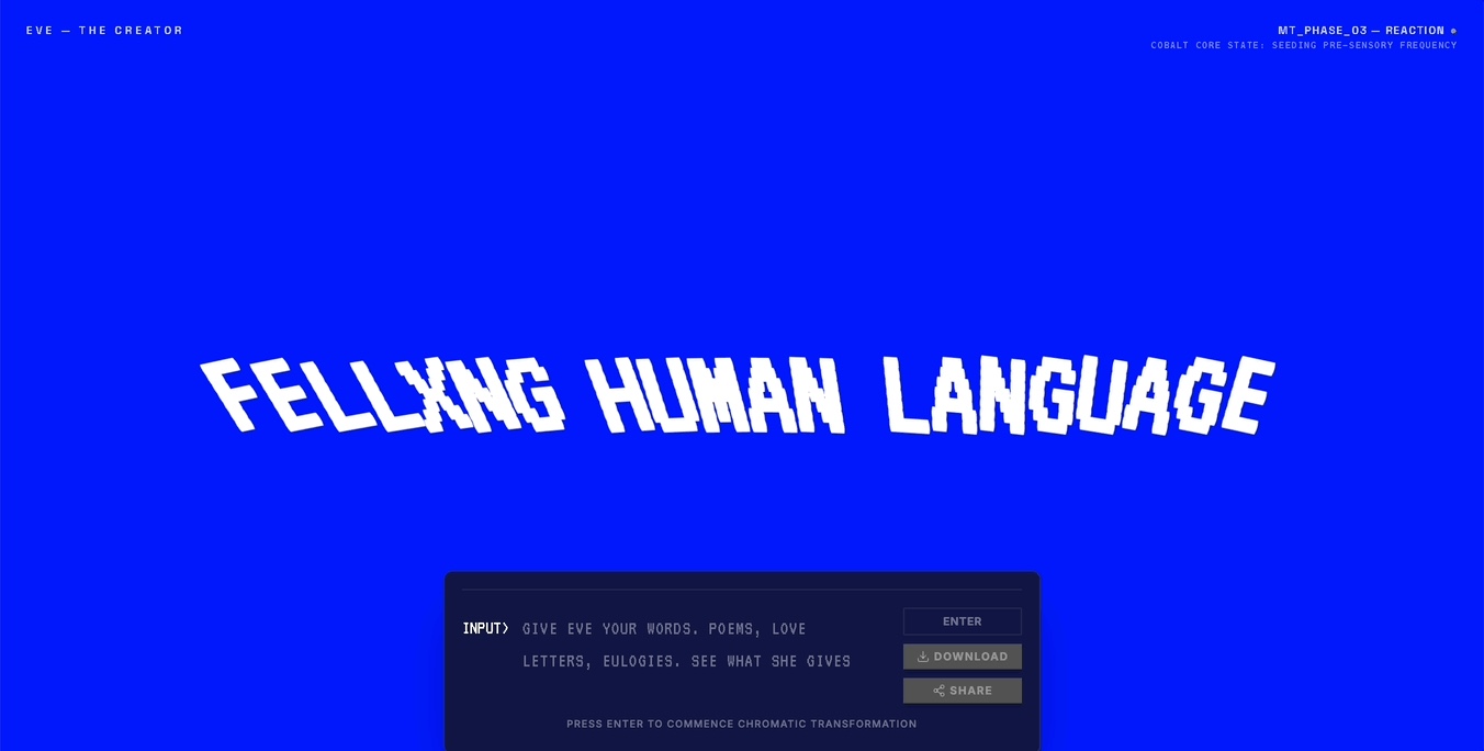 Eve, AI collaborator
