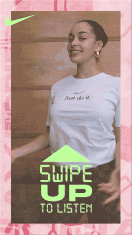 Gurls Talk swipe-up social asset