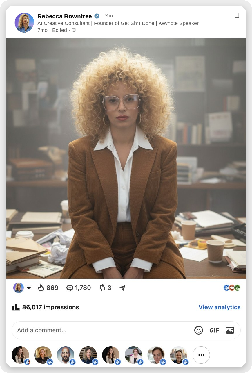 Launch post creative