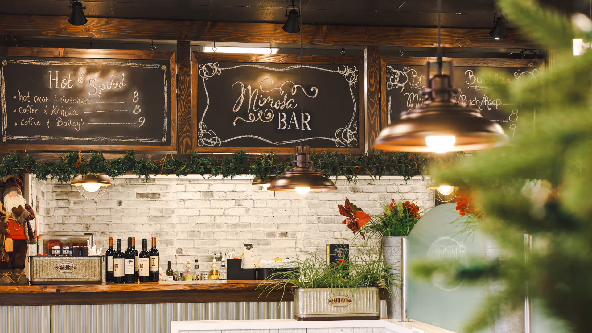 Stylish breakfast bar at Eggsmart Collingwood Breakfast Restaurant