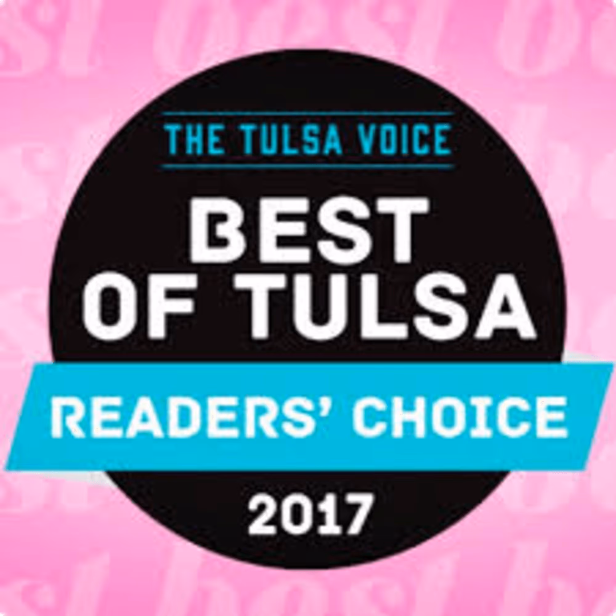 Best of Tulsa Readers Choice 2017 winner logo.