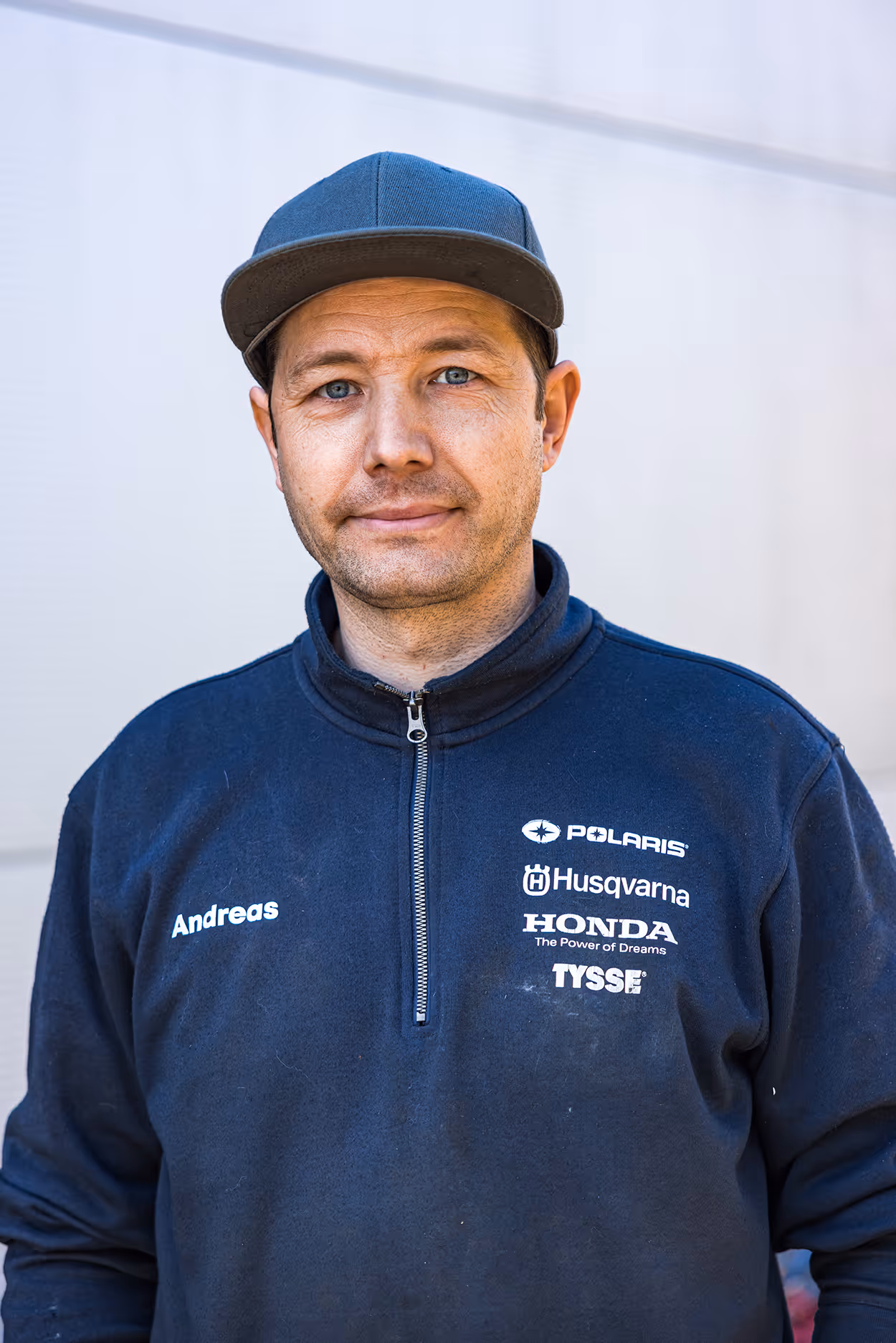 Andreas Sørlie i sin Monsen Maskin-uniform.