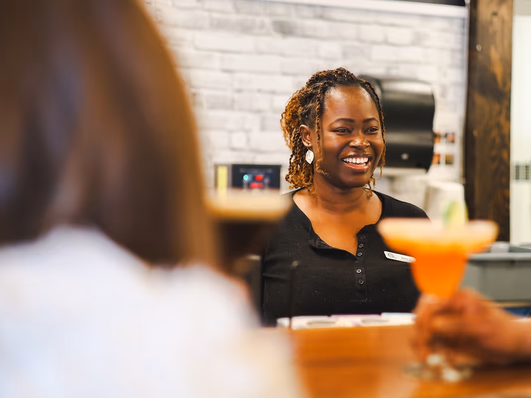 Happy Staff Bartender Landscape Eggsmart Collingwood