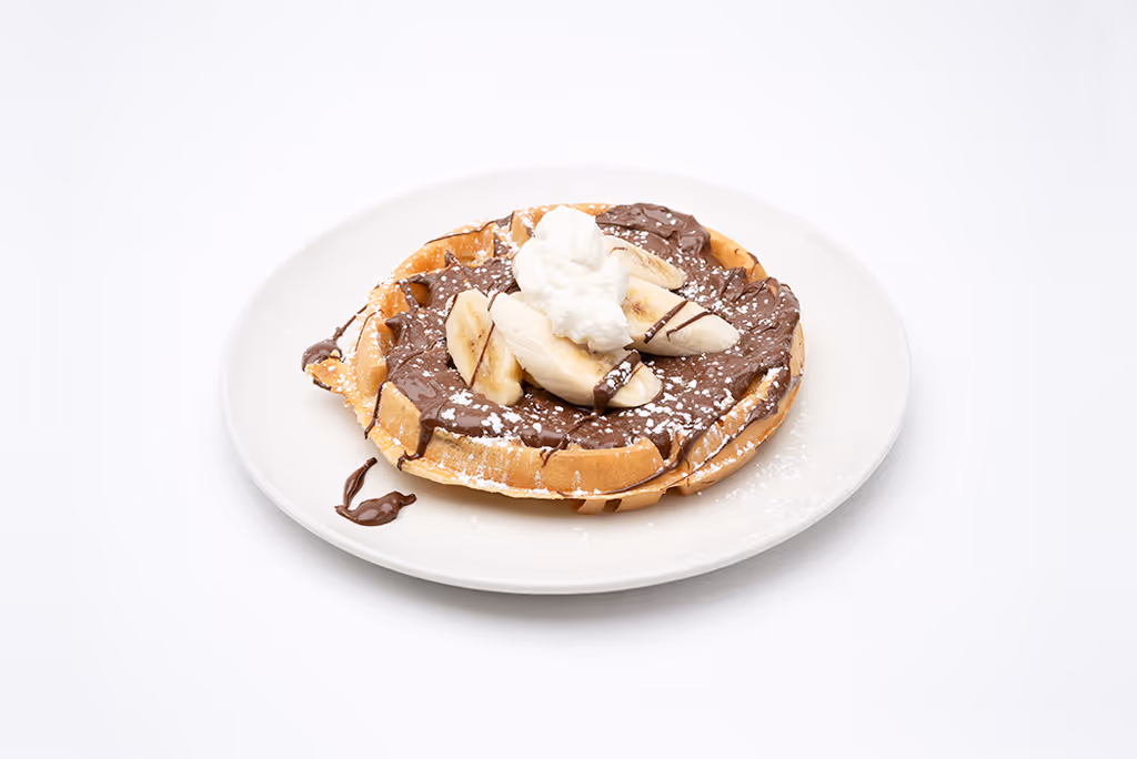 Hazelnut Banana Waffle