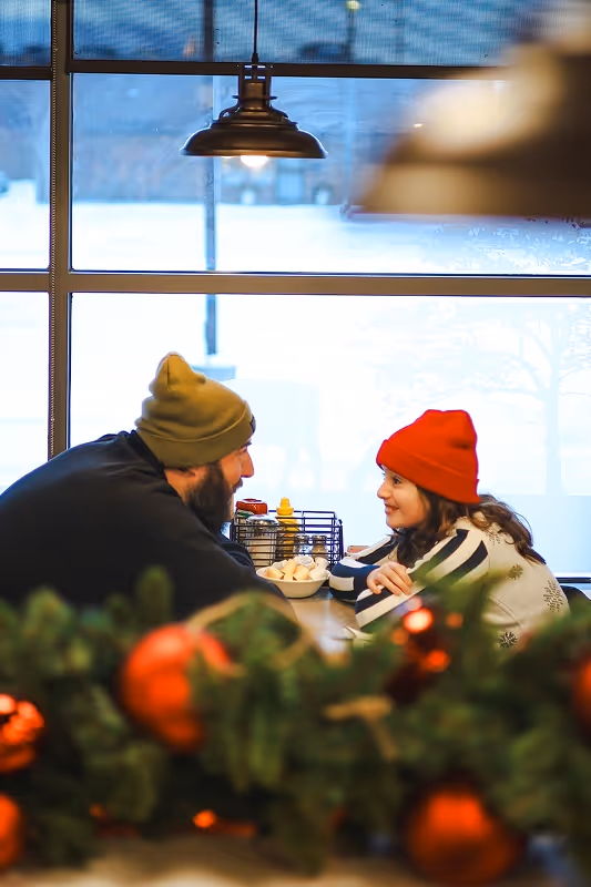 The breakfast bar with a liquor licence at Eggsmart Collingwood
