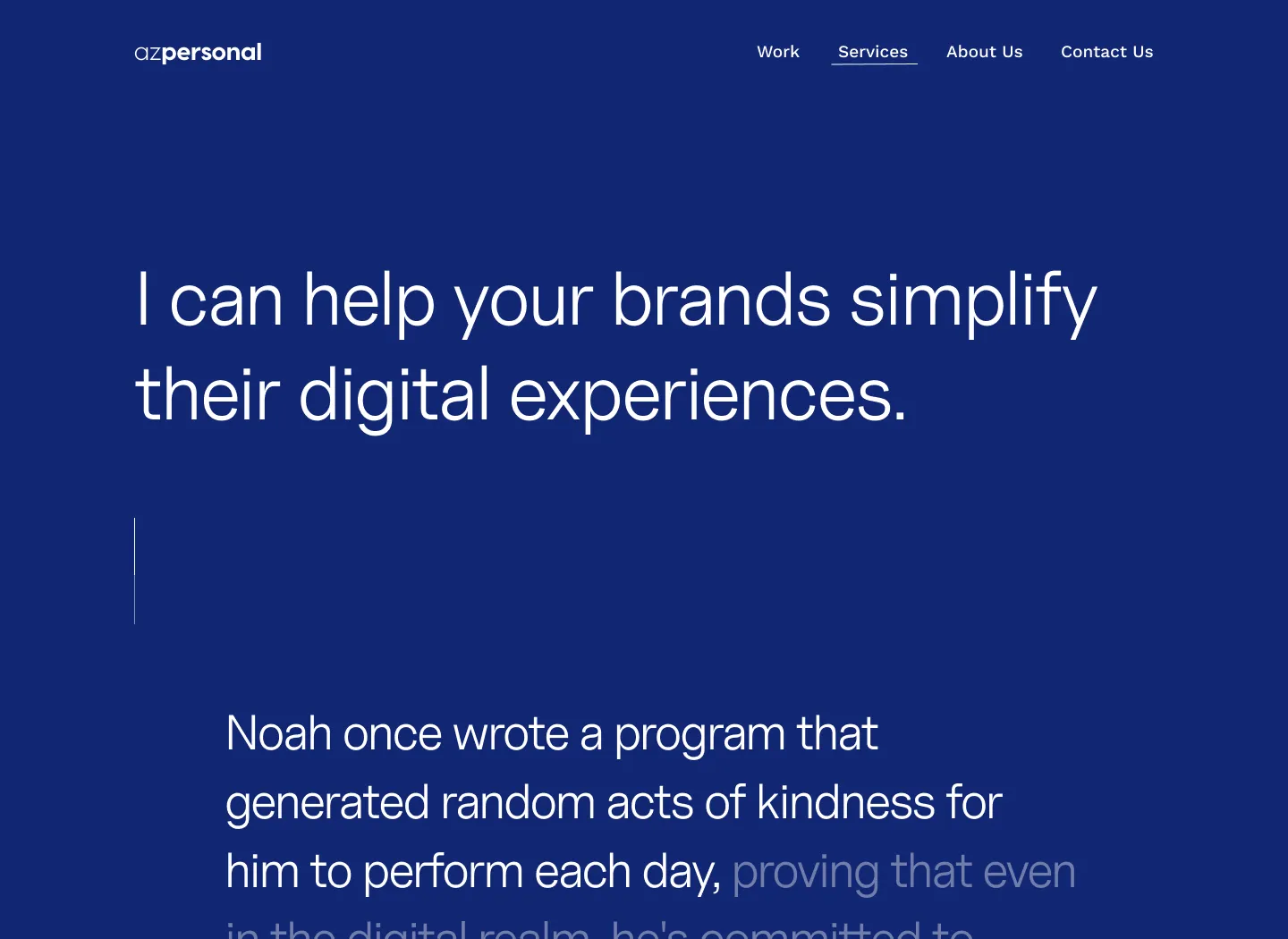 Portfolio Webflow Template - Ararat - Designed by Azwedo.com and Wedoflow.com