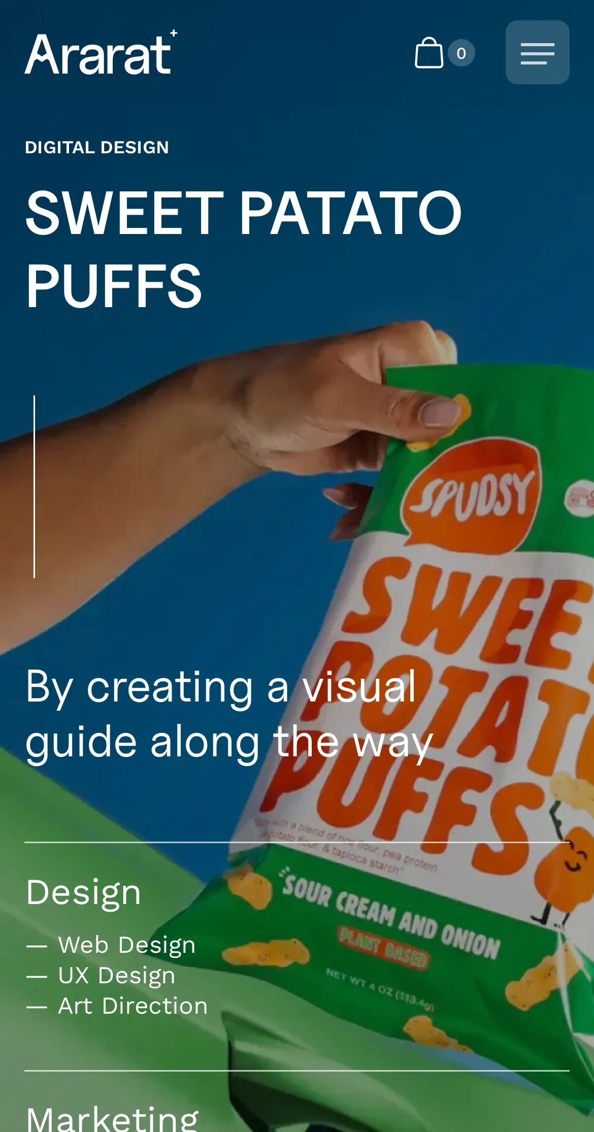 Portfolio Webflow Template - Ararat - Designed by Azwedo.com and Wedoflow.com