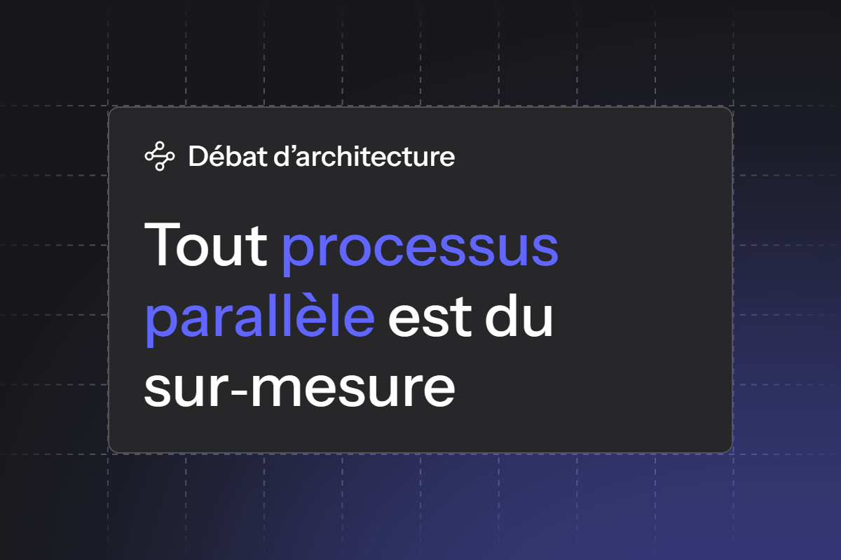 Couverture : Tout processus parallèle est du sur-mesure — Débat d’architecture