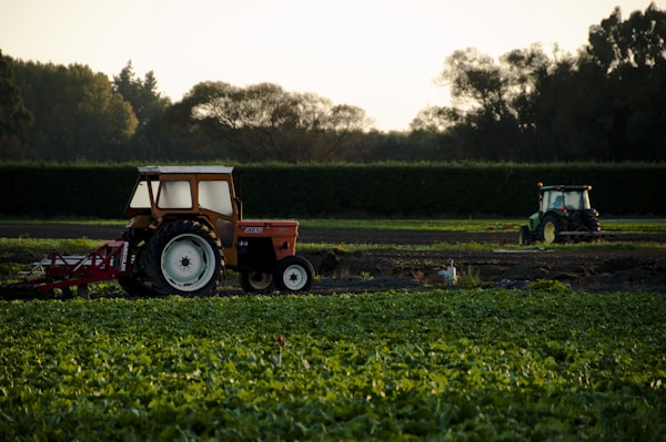 image of agricultural machinery in use for agricultural services