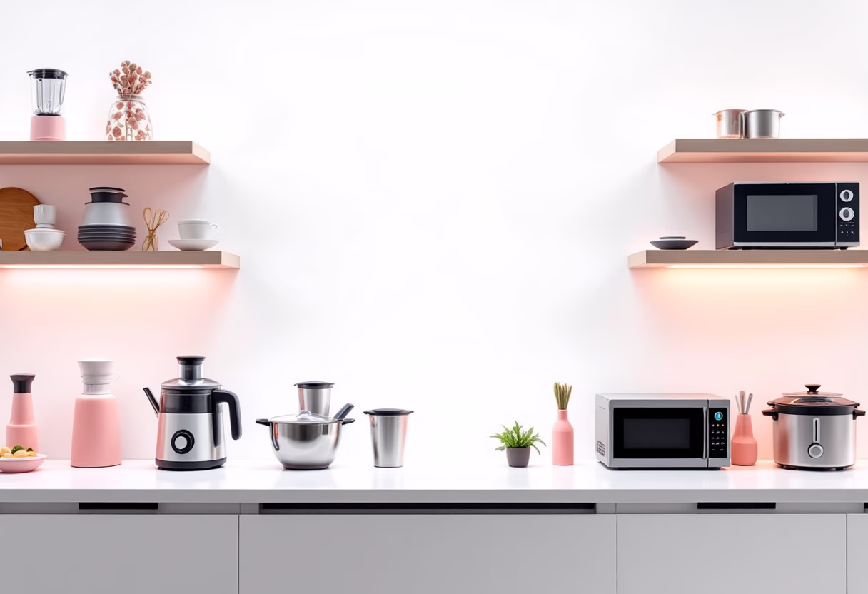 image of kitchen appliances area (for a department store)