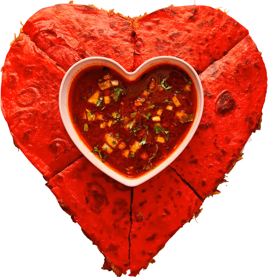 Valentine's Birria Pizza