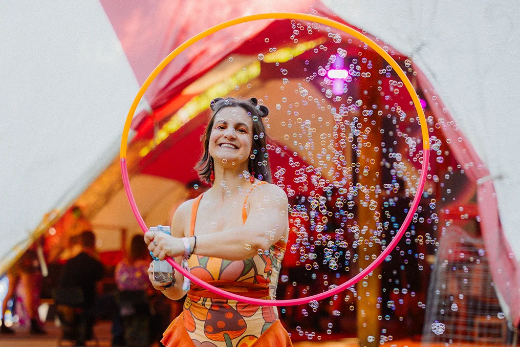Dancing at Shambhala Music Festival