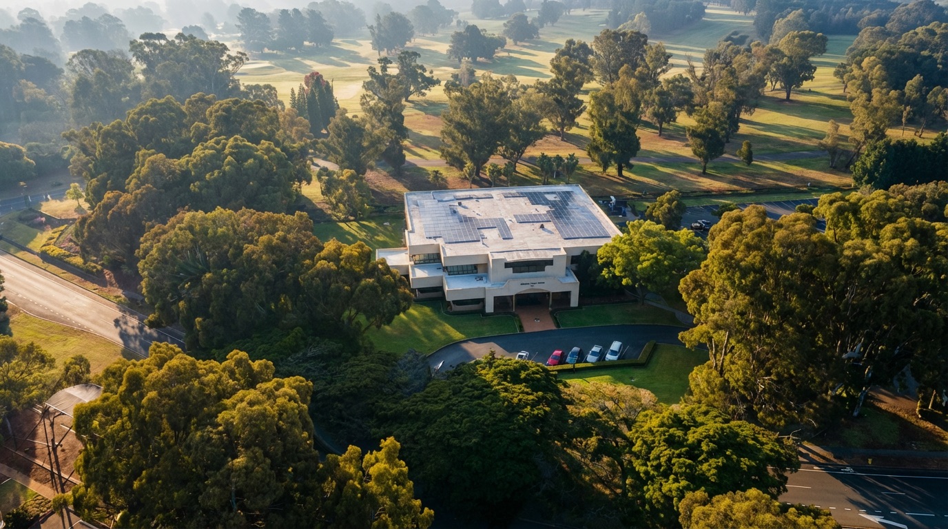 Aerial view of the WorkStar Mililani clinic location on Oahu