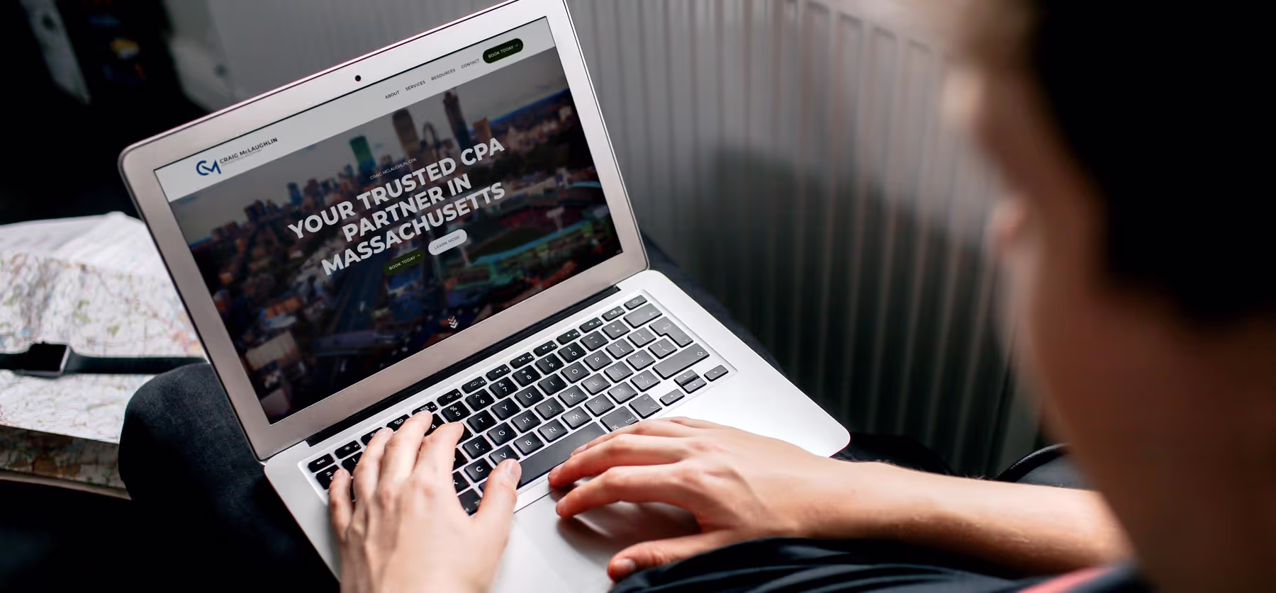 Craig McLaughlin Website Mockup