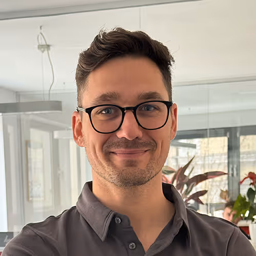 Portrait of Lubomír Copian engeneer at EOF s.r.o. 