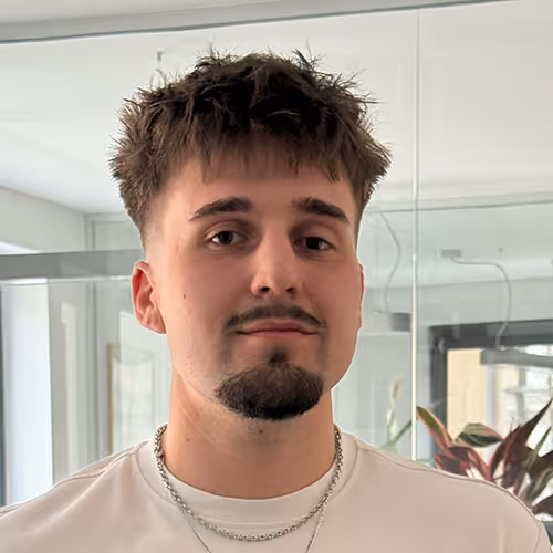 Portrait of Patrik Kirinovic engeneer at EOF s.r.o. 