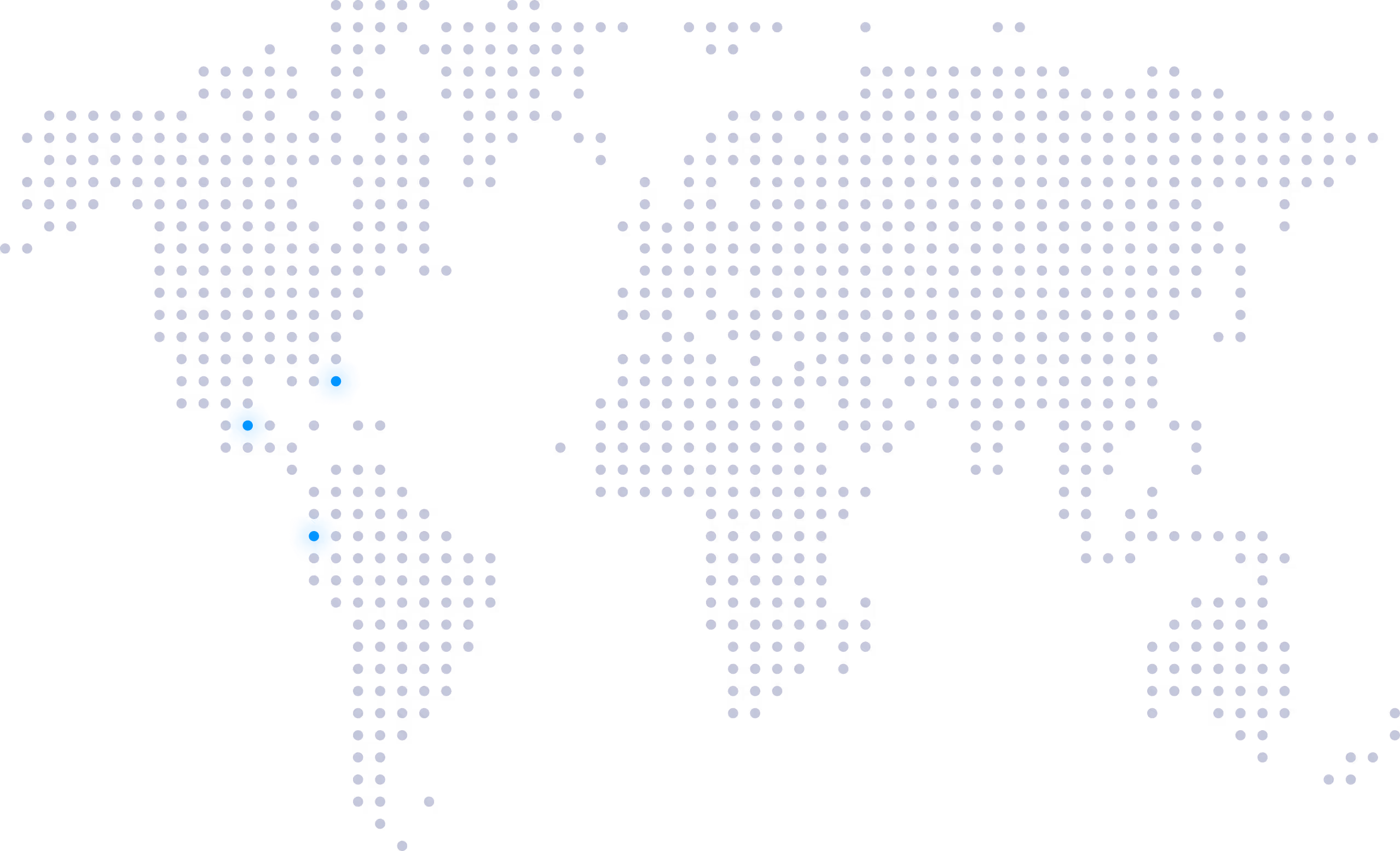 World map showing Avatar Global international presence