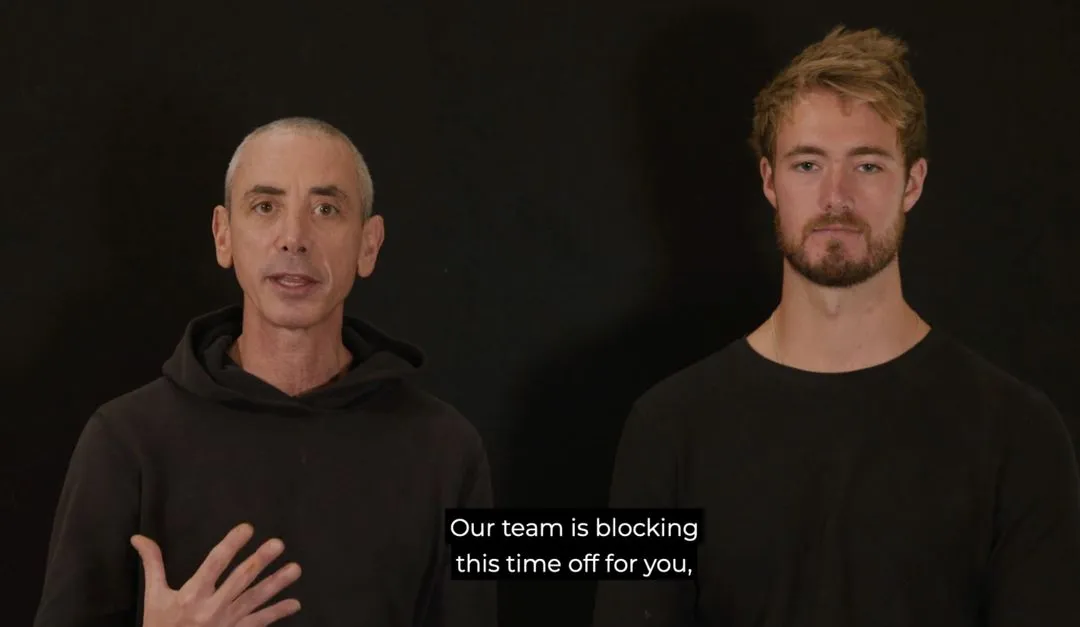 Steven Kotler and Rian Doris speaking