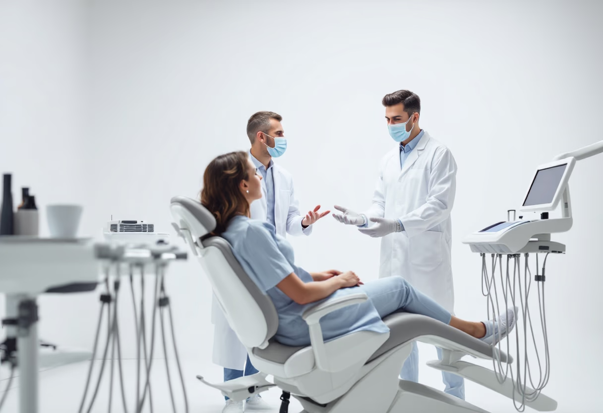 image of patient consultation (for a dental office)