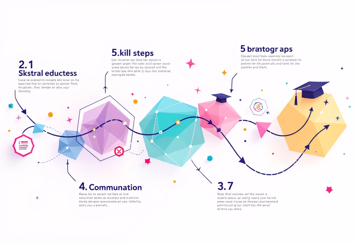 colorful ai learning infographic