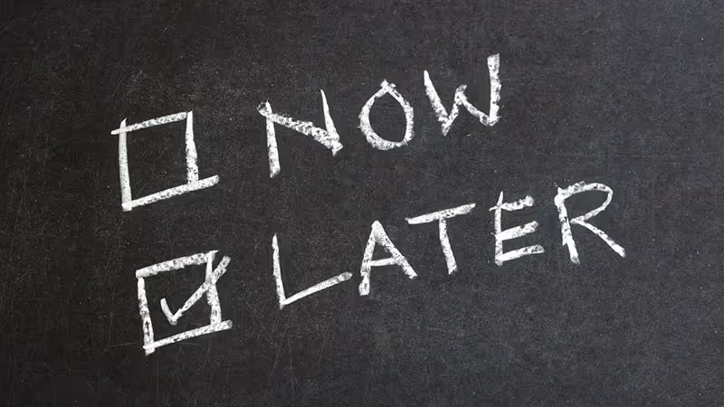 That Nasty thing Called Procrastination