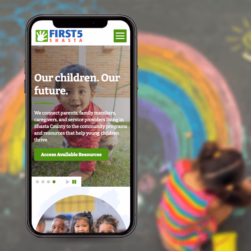 First 5 Shasta Website