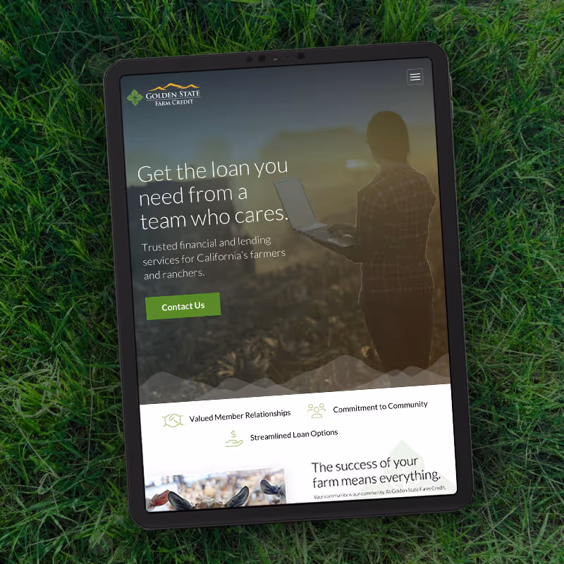 Golden State Farm Credit Website