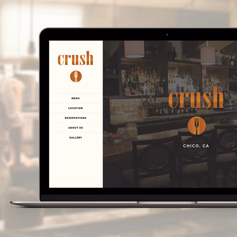 Crush Restaurant Website