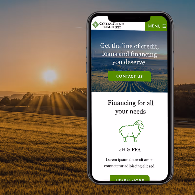 Colusa-Glenn Farm Credit Website
