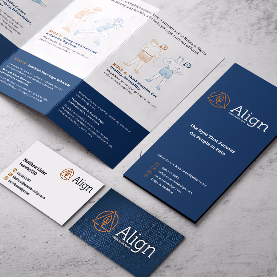 Align Brochure & Business Card