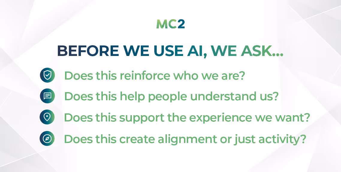 Before We Use AI, We Ask These Questions