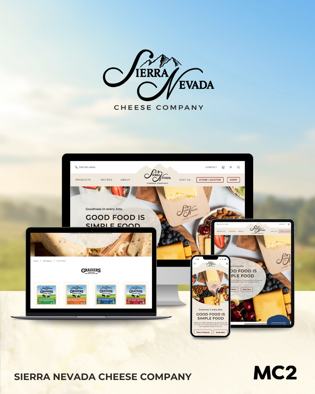 Sierra Nevada Cheese Website
