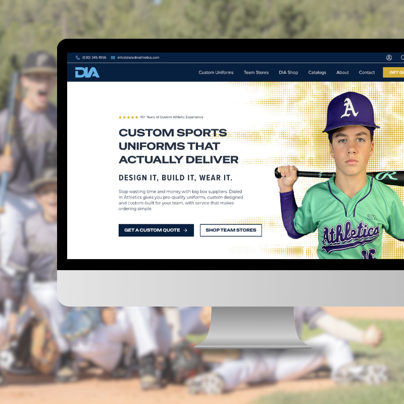 Dialed In Athletics Website
