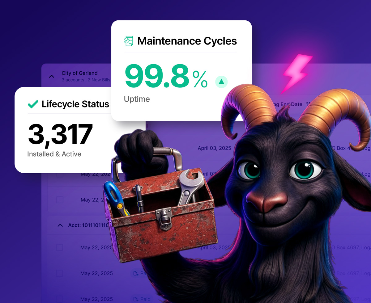 Hardware & Maintenance Services dashboard in Billee