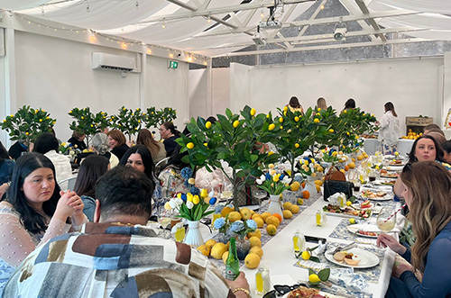 40th Birthday Venue Positano Theme