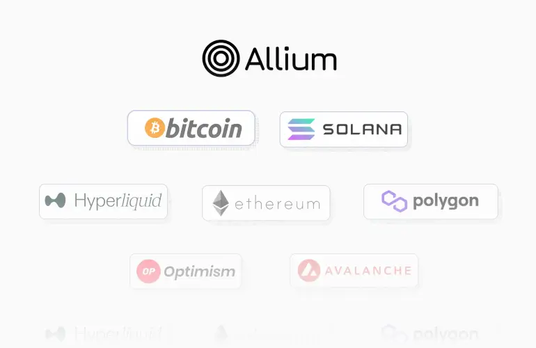 Stream from 130+ blockchains