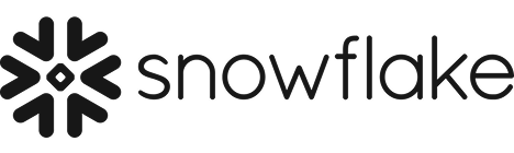 Snowflake company logo with stylized snowflake symbol and the word 'snowflake'.