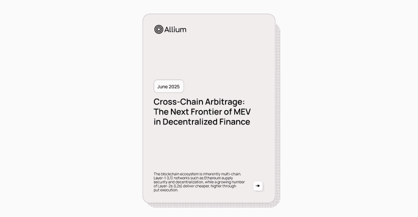 Cross-Chain Arbitrage: The Next Frontier of MEV in Decentralized Finance