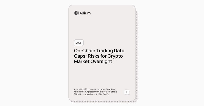 On-Chain Trading Data Gaps: Risks for Crypto Market Oversight