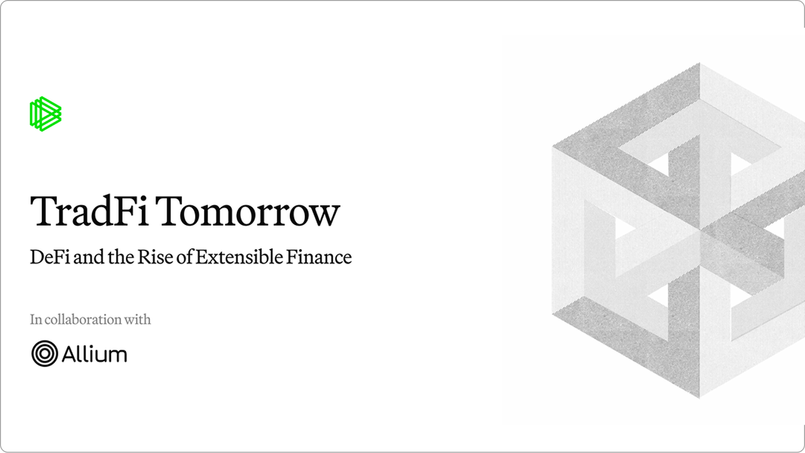 TradFi Tomorrow: DeFi and the Rise of Extensible Finance