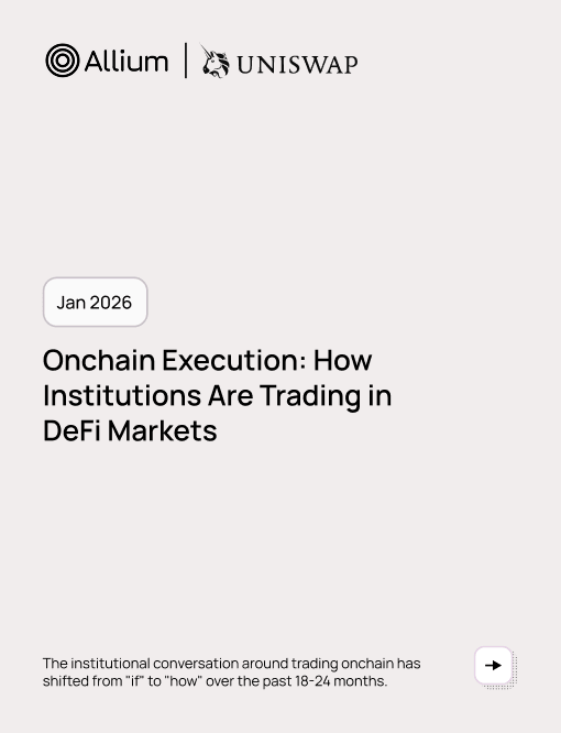 Onchain Execution: How Institutions Are Trading in DeFi Markets