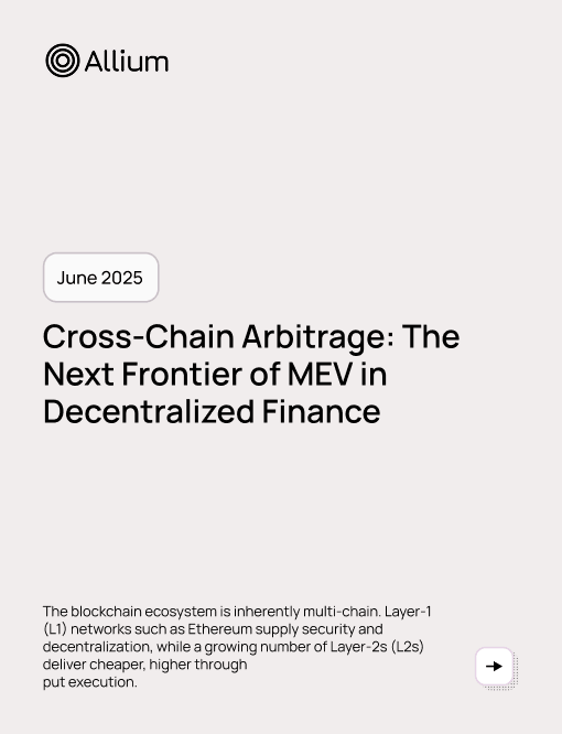 Cross-Chain Arbitrage: The Next Frontier of MEV in Decentralized Finance